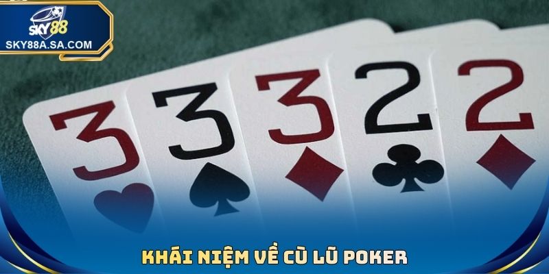 Khái niệm về cù lũ Poker